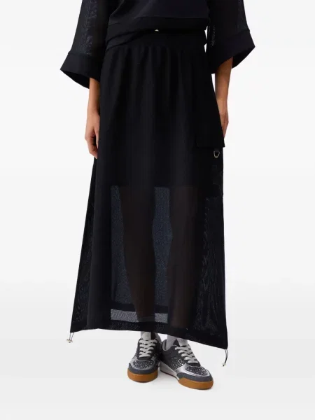 Fusta maxi Liu Jo plasă negru
