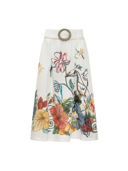 Spódnica maxi Farm Rio biała