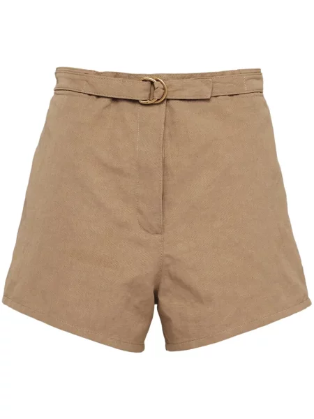 パンツ PRADA Women Shorts  Burmudas P272HSOOO14WQ F0241 Brown Szorty damskie Prada - kolekcja Jesień 2025 | Shopsy.pl
