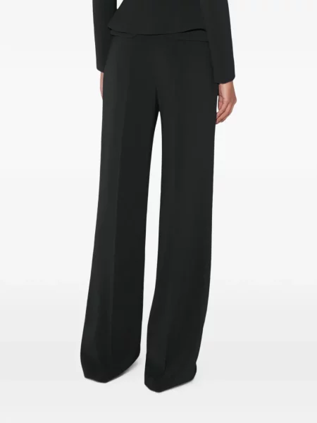Cu centură pantaloni Elisabetta Franchi negru