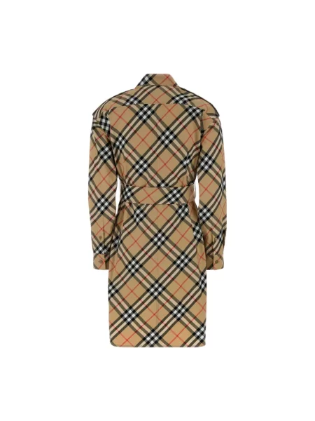 Sukienka koszulowa Burberry beżowa