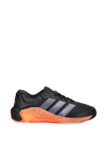 Tricou Adidas cu imagine plasă cu dungi negru
