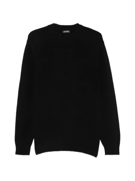 Pulover Cenere Gb cu decolteu rotund negru