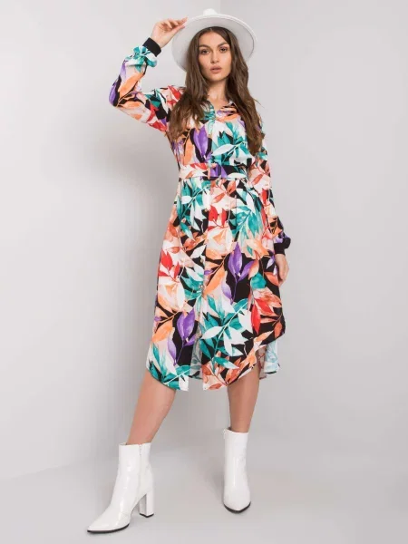 Wielobarwność sukienka Ex Moda garniturowa