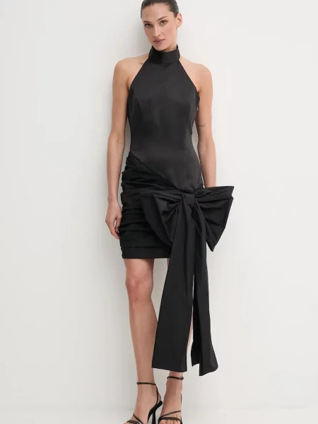 Rotate rochie mini mulată negru