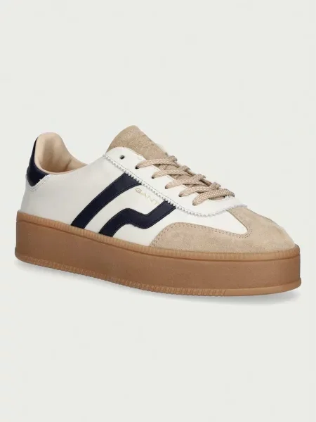 Gant Cuzmani sneakers pentru femei din piele bej
