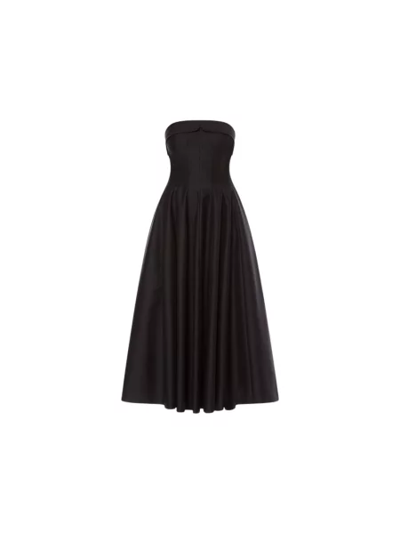 Sukienka Alberta Ferretti wełniana czarna