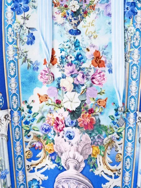 Hanorac cu glugă Camilla albastru