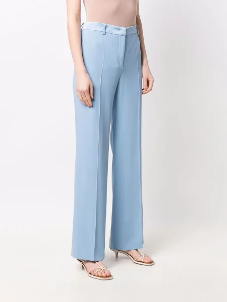 Pantaloni Alberta Ferretti albastru