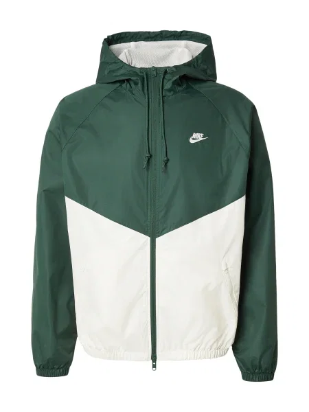 Nike Sportswear Átmeneti dzseki sötétzöld fehér