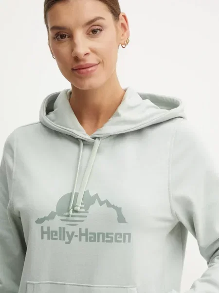 Свитер Helly Hansen с капюшоном с принтом