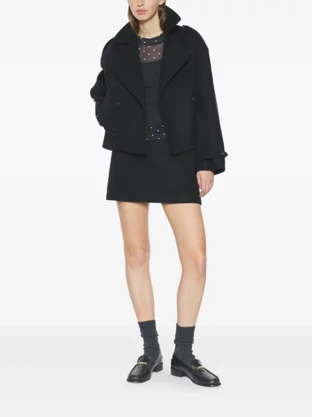 Palton Maison Kitsune negru