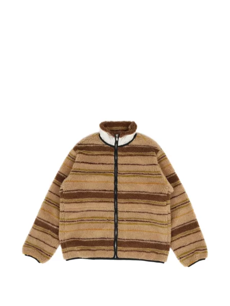 Geacă Ranra din fleece maro