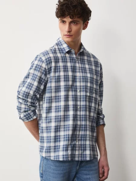 Medicine srajca z viskozo modra