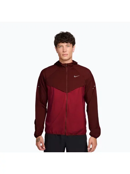 Geacă de alergare pentru bărbați Nike Stride mystic dates/tough red roșu
