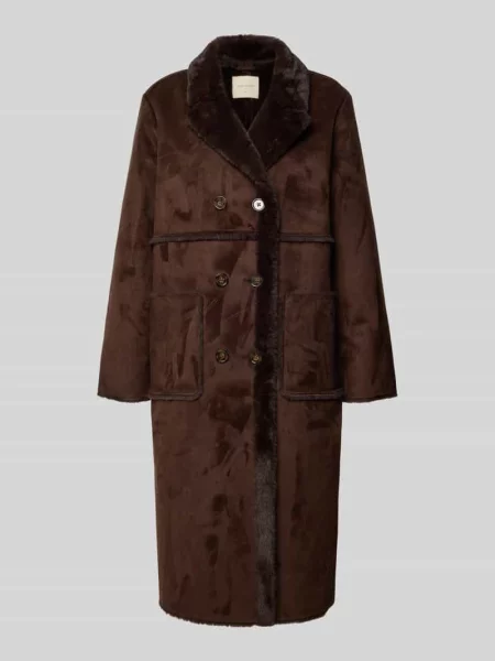 Płaszcz z imitacji skóry model ‘LAMSE’ Free/quent