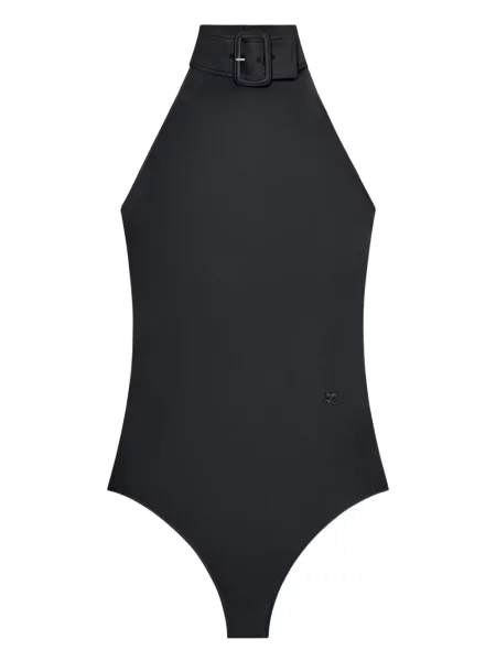 Body Courreges cu cataramă negru