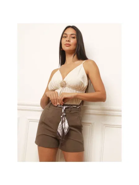 Pantaloni La Modeuse maro