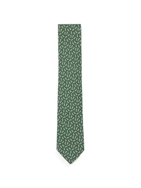 Cravată Ferragamo verde