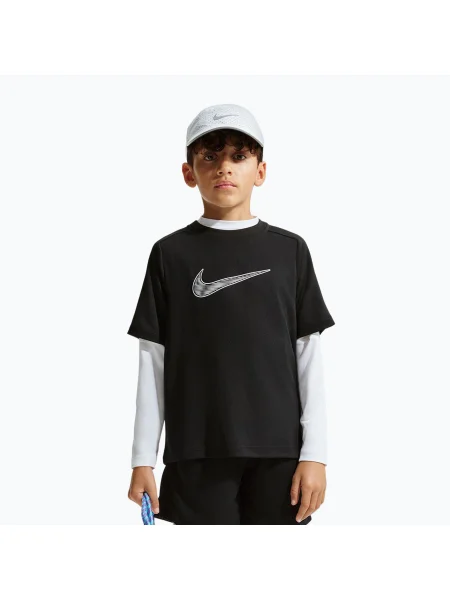 Gyerek póló Nike Multi Dri-Fit black/white. Méret: fehér