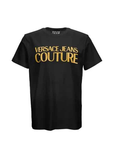 Tricou Versace Jeans Couture cu imagine negru