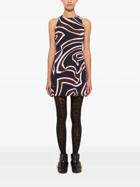 Rochie Pucci cu imagine negru