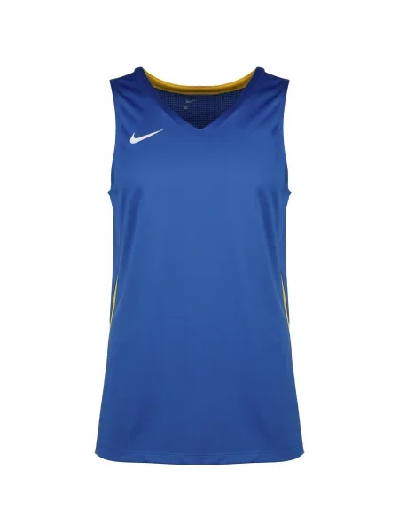 NIKE Funkčné tričko Team Stock modrá / žltá biela