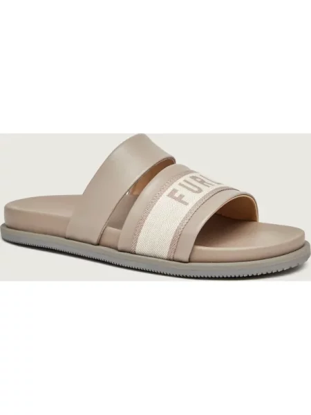 Furla De piele șlapi FURLA TIDE bej