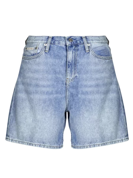 Kratek bermuda kratke hlače Calvin Klein Jeans modra