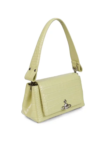 Geantă Vivienne Westwood din piele verde