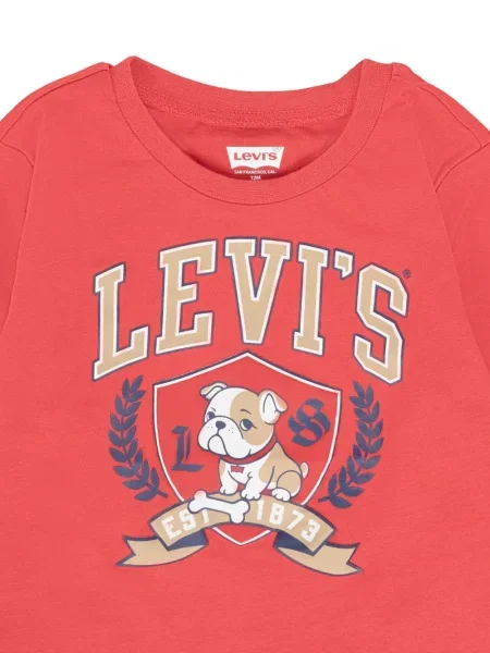Koszulka dziecięca Levi's czerwona