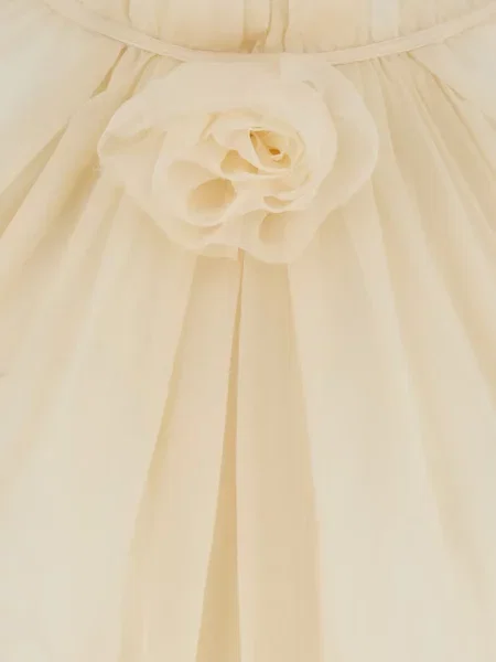 Bluză Alberta Ferretti cu model floral cu volane