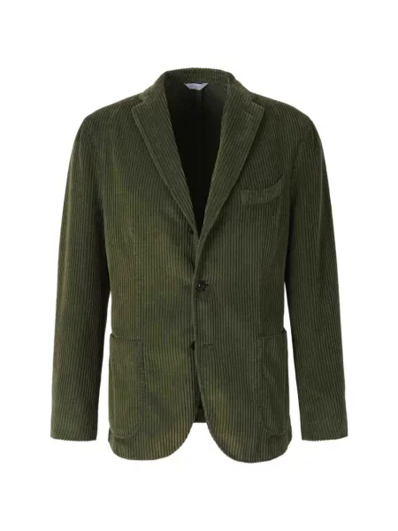 Sacou Boglioli de catifea cord verde