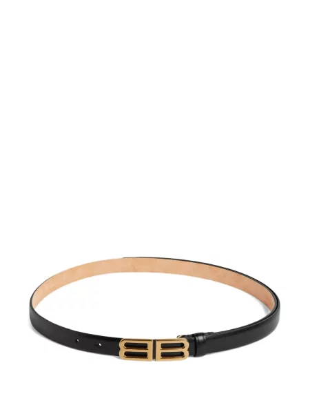 Sacou Balenciaga din piele negru