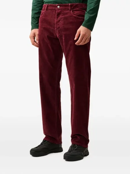 Pantaloni C.p. Company de catifea cord roșu