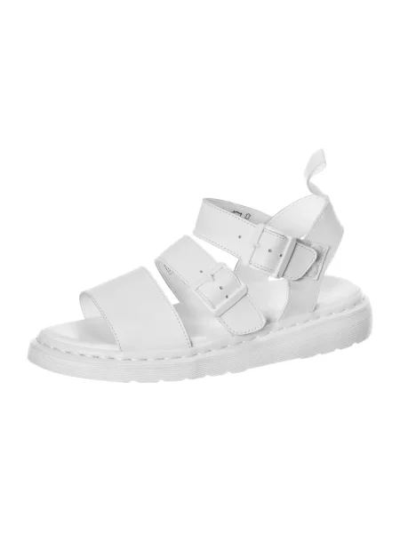 Sandały Dr. Martens bez obcasa białe