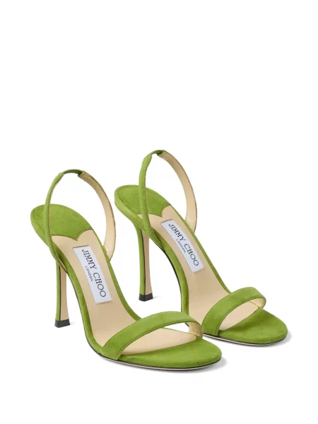 Sandale Jimmy Choo din piele de căprioară verde