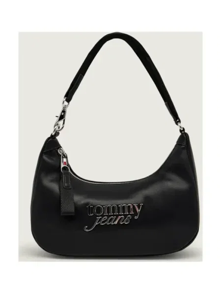 Geanta crossbody Tommy Jeans negru
