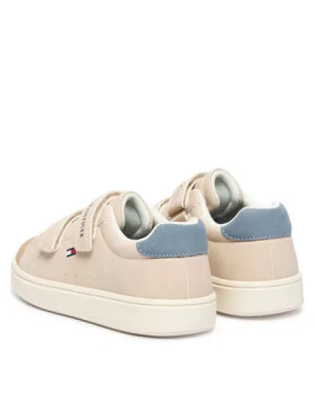 Laisvalaikio batai Tommy Hilfiger Low Cut Velcro Sneaker M smėlio