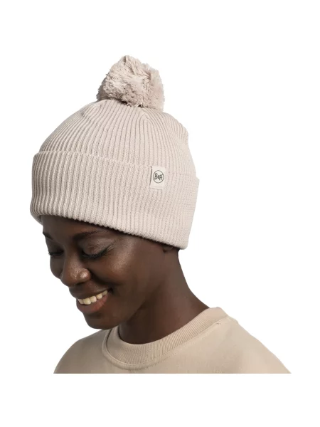 Zimní čepice BUFF Knitted Renvi birch gray šedý