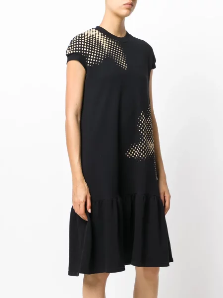 Rochie tip cămașă Ioana Ciolacu de costum negru