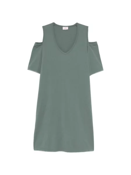 Rochie mini Deha cu decolteu în V verde