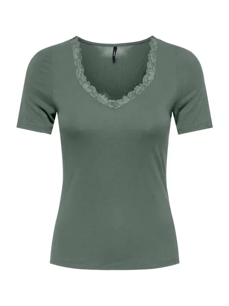 ONLY Tricou ONLVINA închis verde