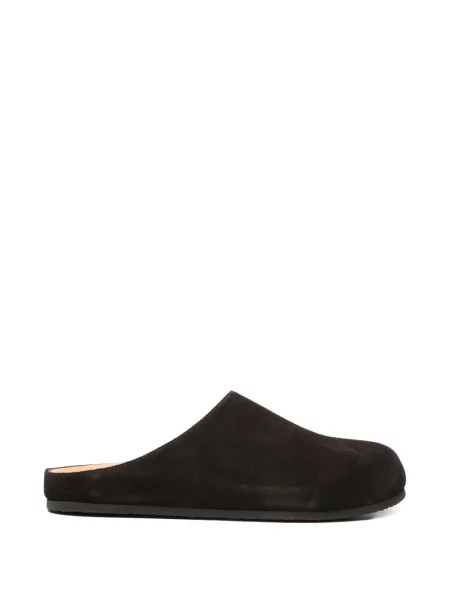 Papuci tip mules Sandro din piele maro