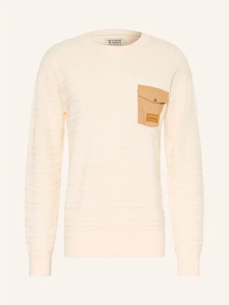 Scotch & Soda Sweter beige beżowy