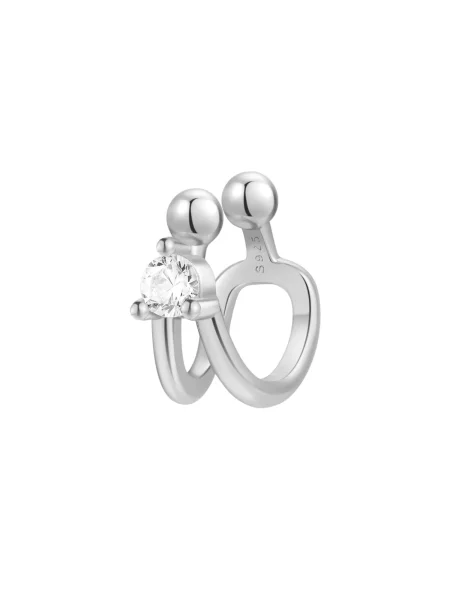 Hey Happiness Cercei Glow Cuff argintiu