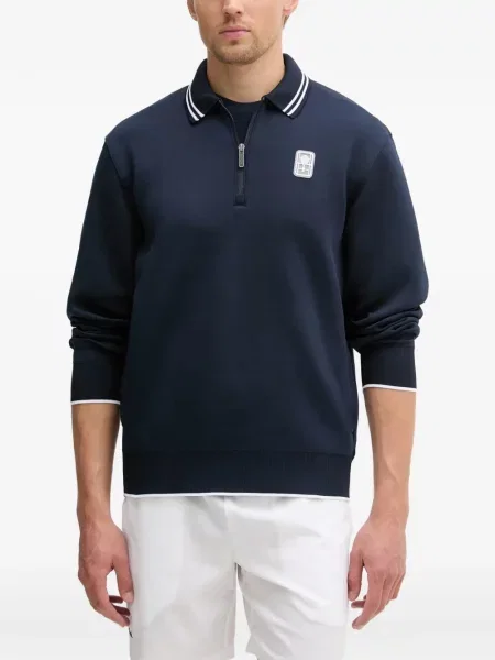Gulerat tricou polo Lacoste albastru