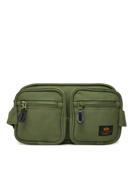 Alpha Industries Torbica za okrog pasu﻿ Khaki črna