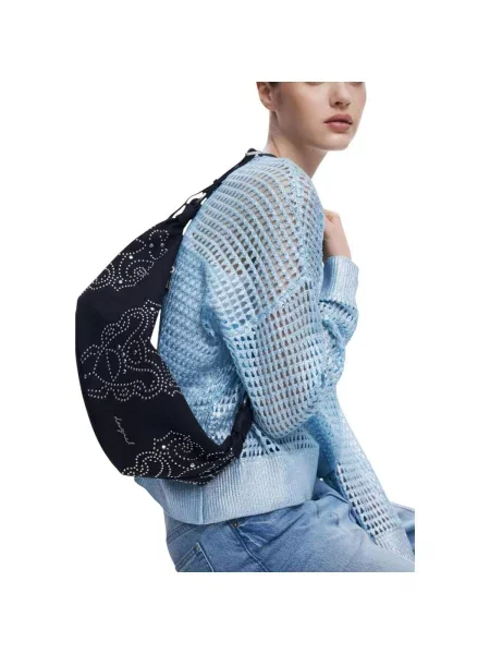 Crossbody torbica Desigual crna