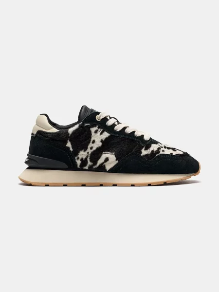 Hoff CITY PRINT BLACK sneakers pentru femei din piele întoarsă negru